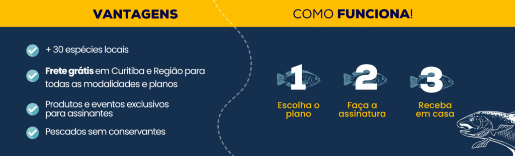 Imagina receber pescados de qualidade diretamente no conforto da sua casa?