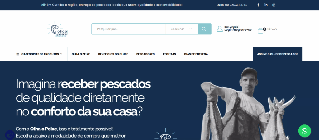 Compre peixe curitiba