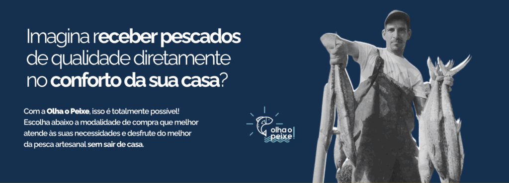 Imagina receber pescados de qualidade diretamente no conforto da sua casa?